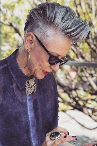 Glänzende Haarschnitte Für Ältere Frauen