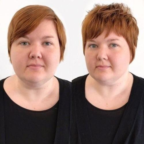 Frisuren Für Mollige Frauen Mit Rundem Gesicht Ab 50
