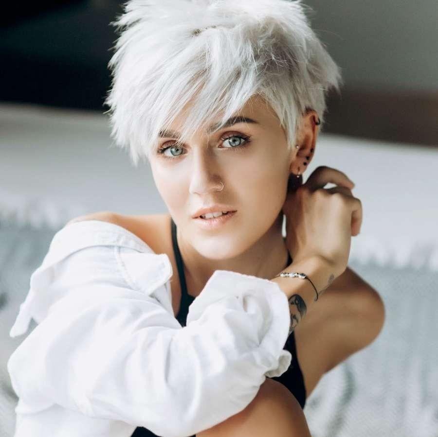 Asymmetrische Frisuren