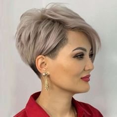 Schöne Kurzhaarfrisuren für runde Gesichter