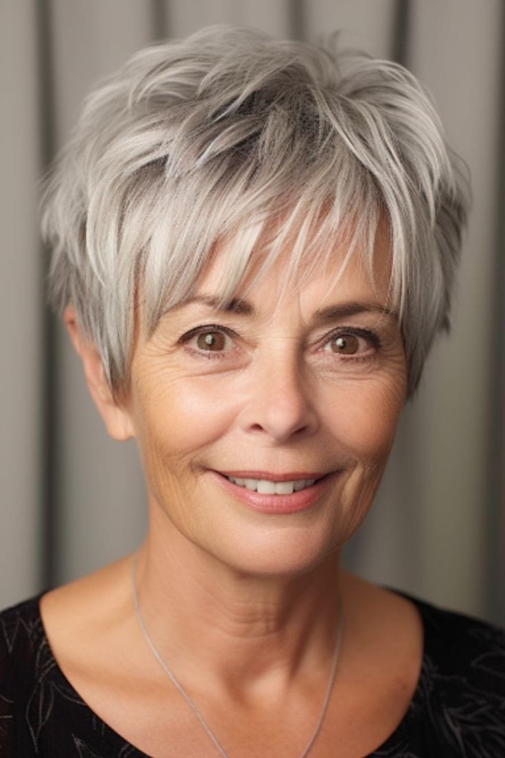 Pixie Bob für ältere Frauen: Schmeichelhafter Look mit minimalem Styling-Aufwand