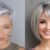 Kurzhaarschnitt-Ideen für weißes und graues Haar